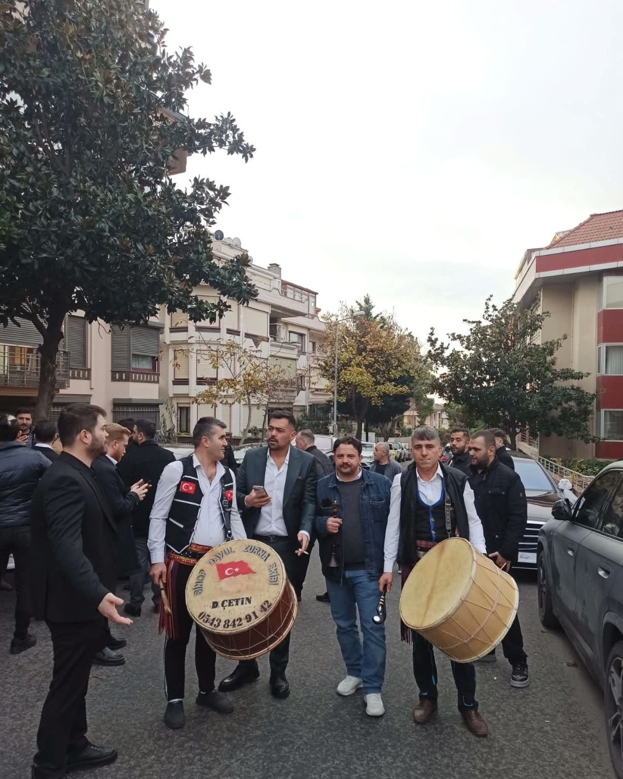 Asker uğurlama programından bir kare
